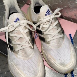 Adidas Women's White and Black Sneakers